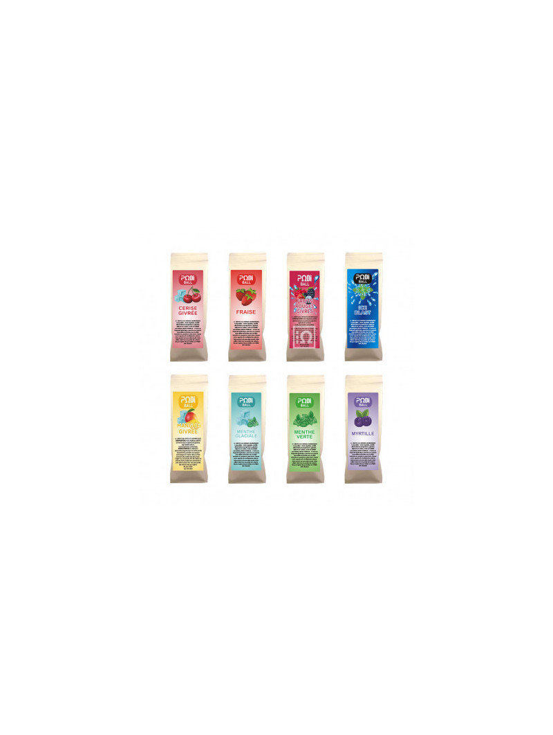 Podiball - Capsules Aromatiques - Sachet De 200 Billes (boîte de 10 sachets)