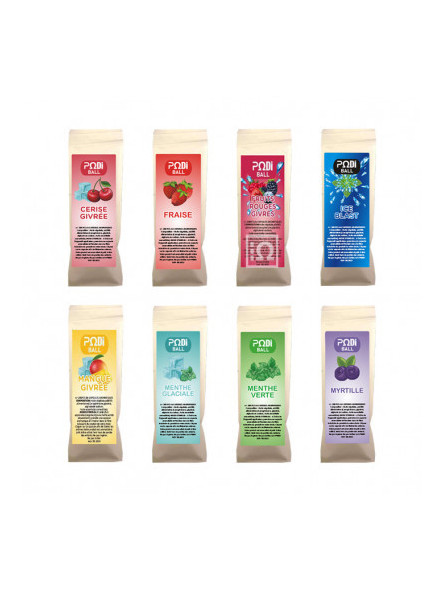 Podiball - Capsules Aromatiques - Sachet De 200 Billes (boîte de 10 sachets)